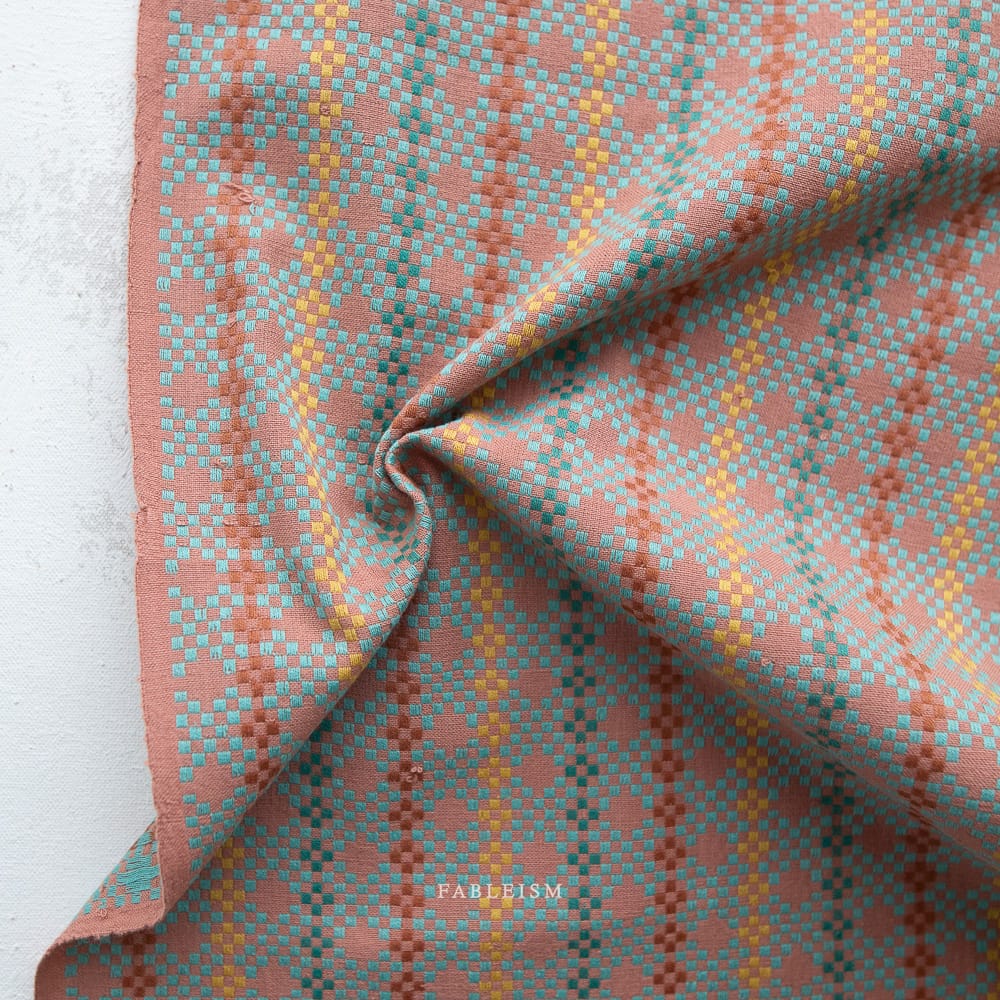 Canyon Springs - Mosaic, Hidden Spring Canyon Springs - Mosaic, Hidden Spring | Fableism Woven Fabric