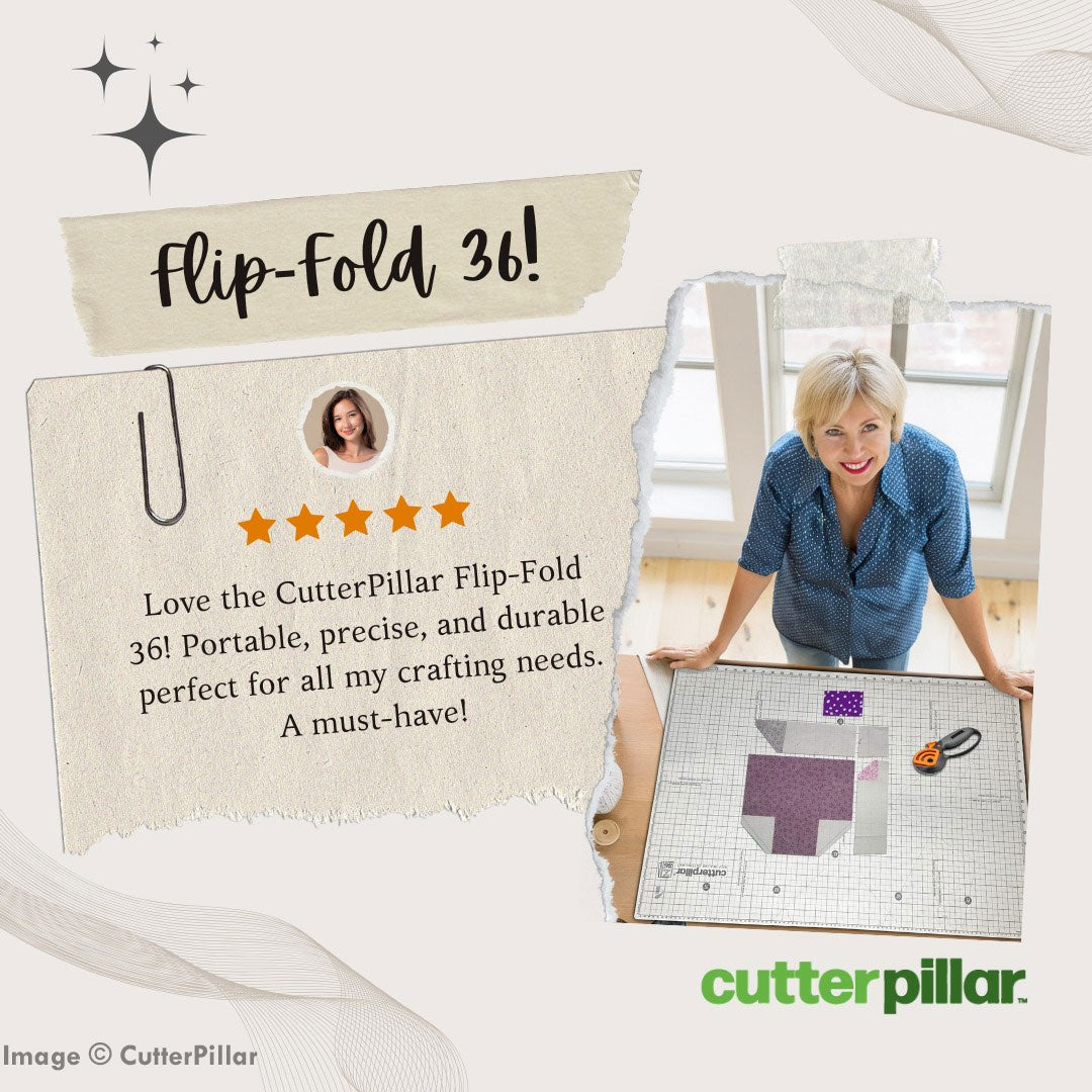 Cutterpillar Flip & Fold 36 in. Foldable Cutting Mat