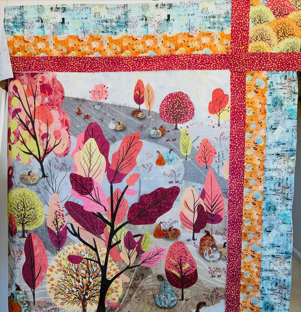 Free Falling Fabric Collection Project Bundle (5 pieces) Free Falling Fabric Bundle with Pumpkin Hill Panel | FreeSpirit