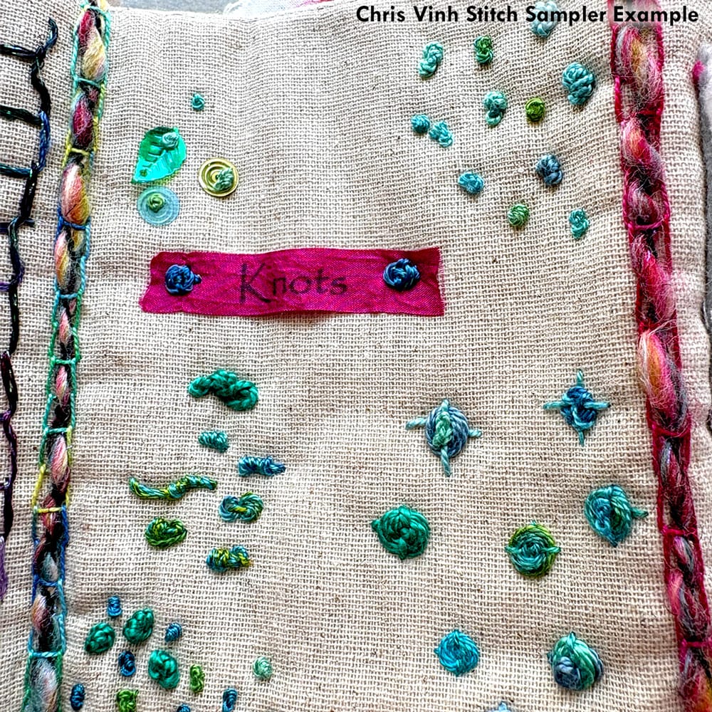 Begins October 15: Modern Hand Stitching Sampler with Judy Gula (3 Sessions)