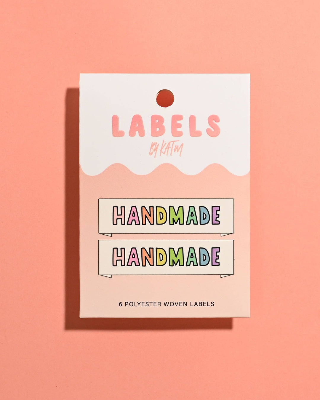 Handmade Rainbow Woven Labels | Case of 6 units Handmade Rainbow Woven Labels | Case of 6 units