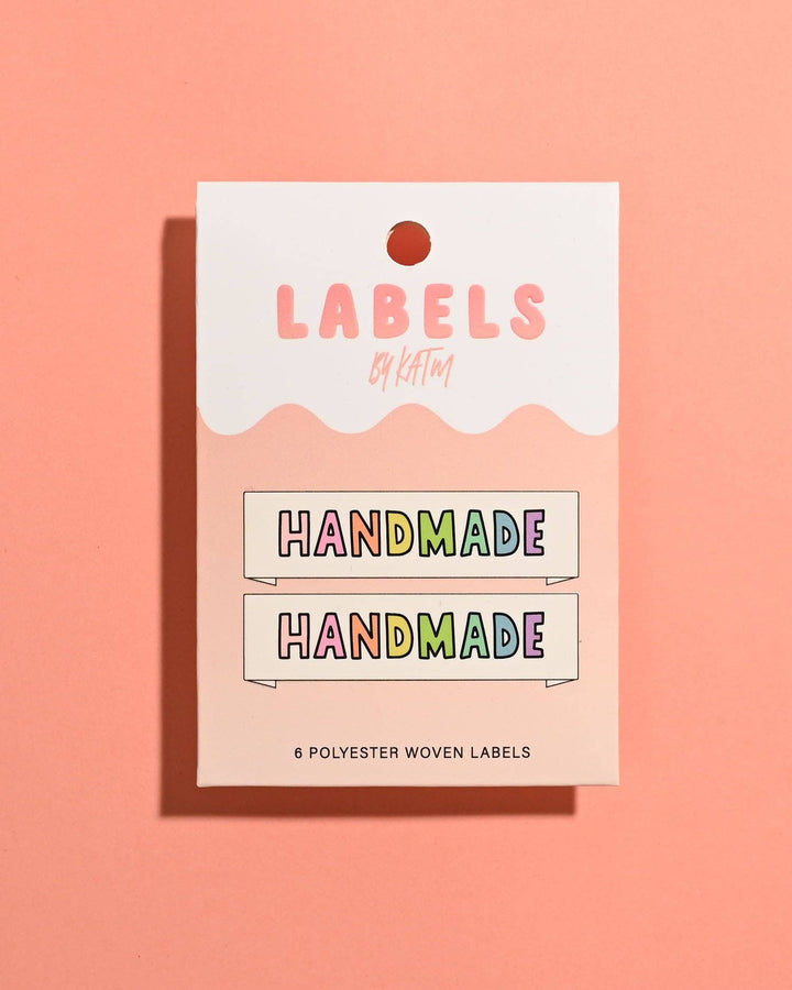 Handmade Rainbow Woven Labels | Case of 6 units Handmade Rainbow Woven Labels | Case of 6 units