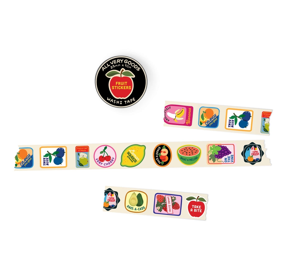 Fruit Stickers Washi Tape