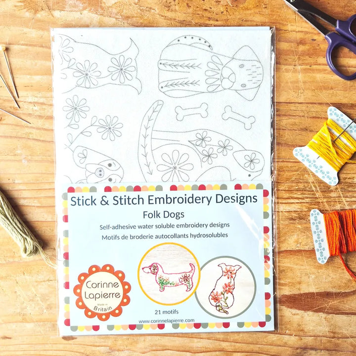 Stick and Stitch Embroidery: Folk Dogs Stick and Stitch Embroidery: Folk Dogs