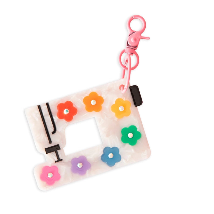 Sarah Hearts Bag Charm - Sewing Machine