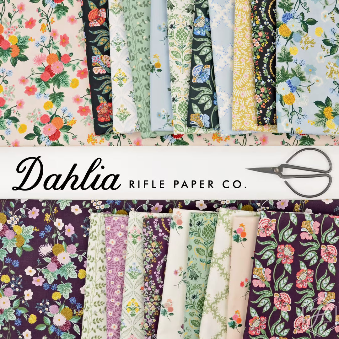 Dahlia Rifle Paper Co. fabric rolls