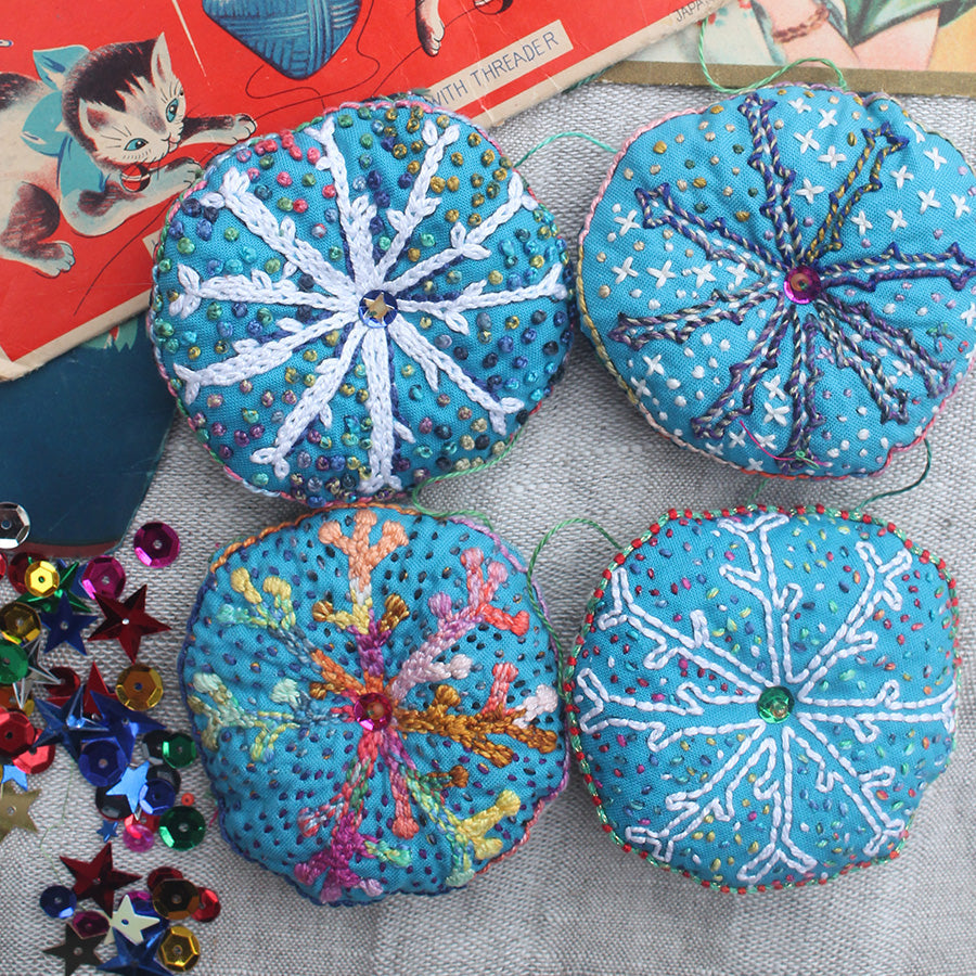 Snowflake Ornaments by Dropcloth Samplers