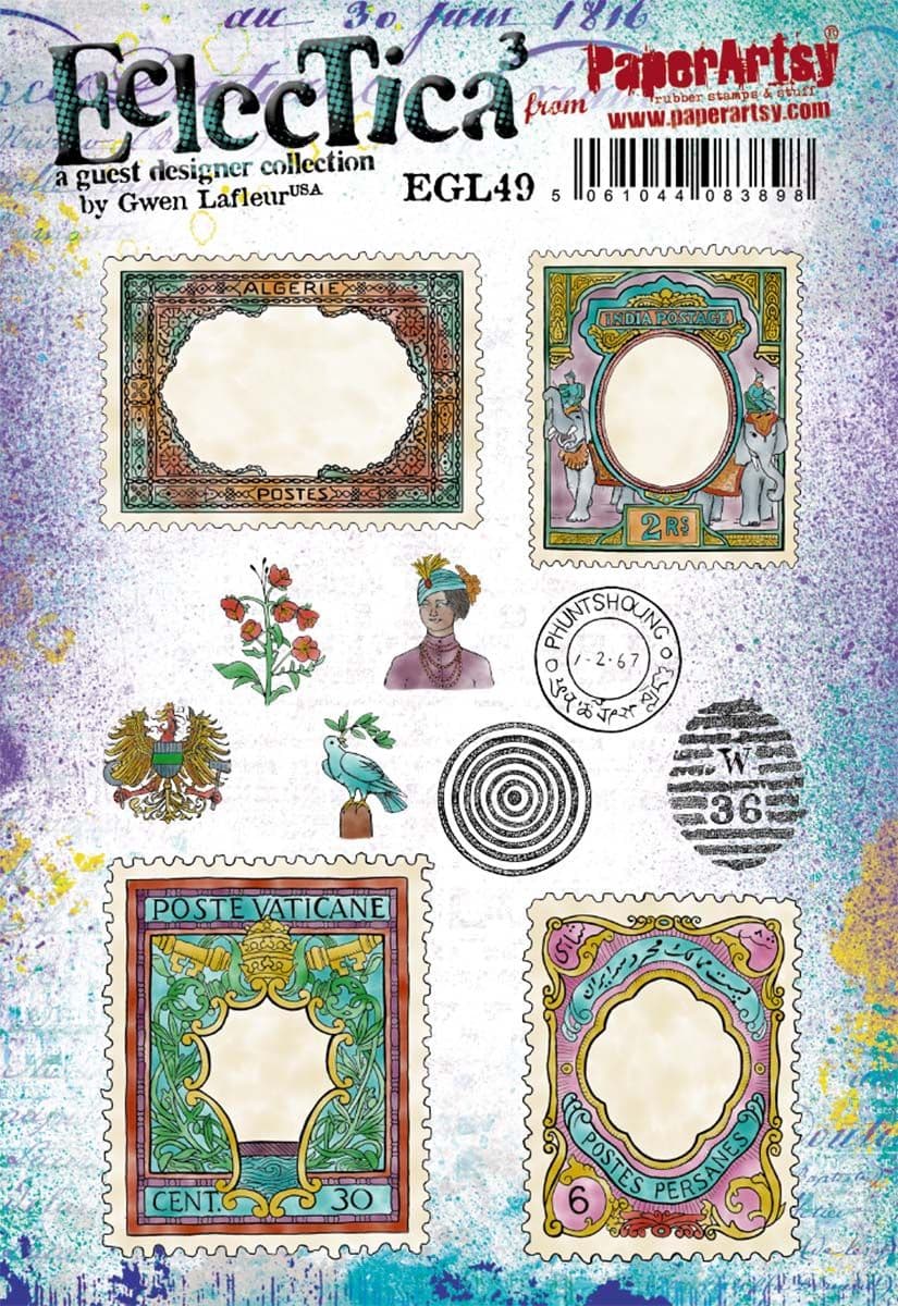 Eclectica Stamp Collection #49 by Gwen Lafleur
