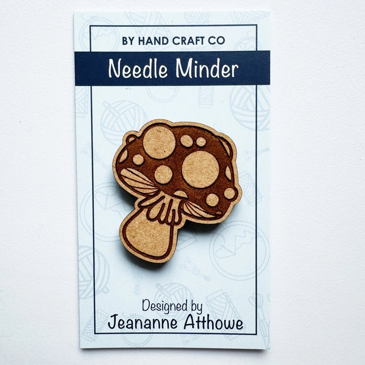 Mushroom Wooden Needle Minder