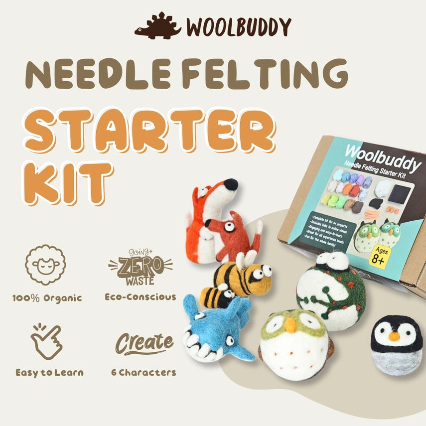 Needle Felting Starter Kit by Woolbuddy