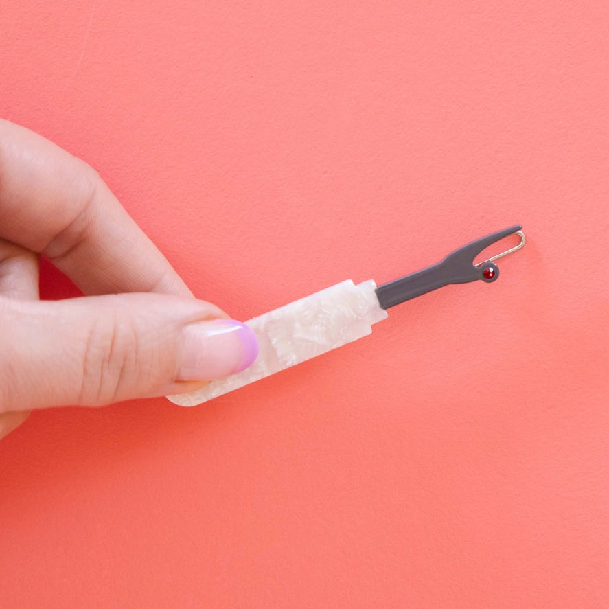 Sarah Hearts Barrette - Seam Ripper