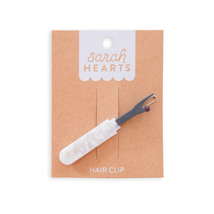 Sarah Hearts Barrette - Seam Ripper