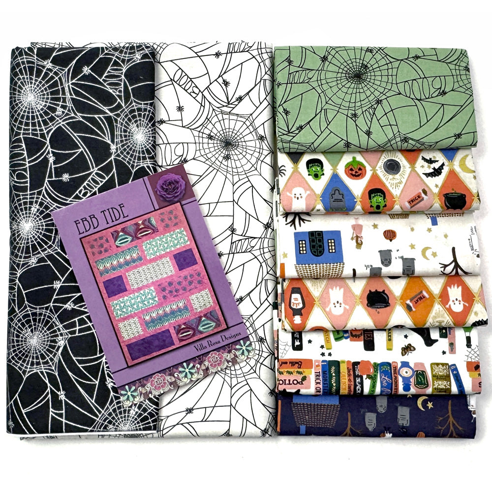 Ebb Tide Villa Rosa Quilt Kit with Rifle Paper Co’s Halloween Collection