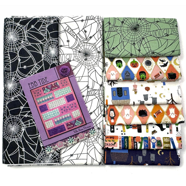 Ebb Tide Villa Rosa Quilt Kit with Rifle Paper Co’s Halloween Collection