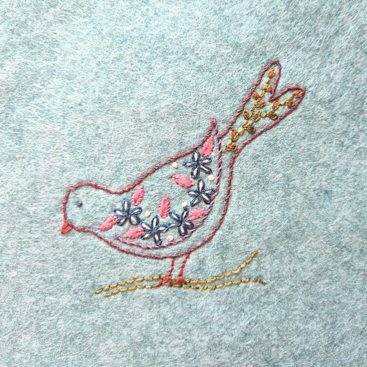 Stick and Stitch Embroidery: Folk Birds