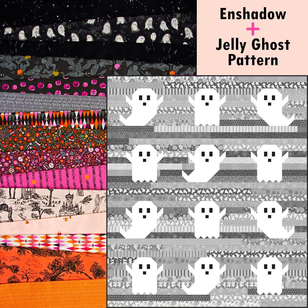 Jelly Ghosts Quilt Kit with Enshadow Collection | Artistic Artifacts