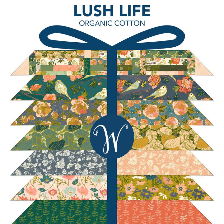 Lush Life Organic Cotton Fat Quarter Fabric Bundle