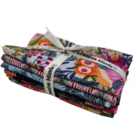 Paradise Blooms Fat Quarter Fabric Bundle (5 pcs)