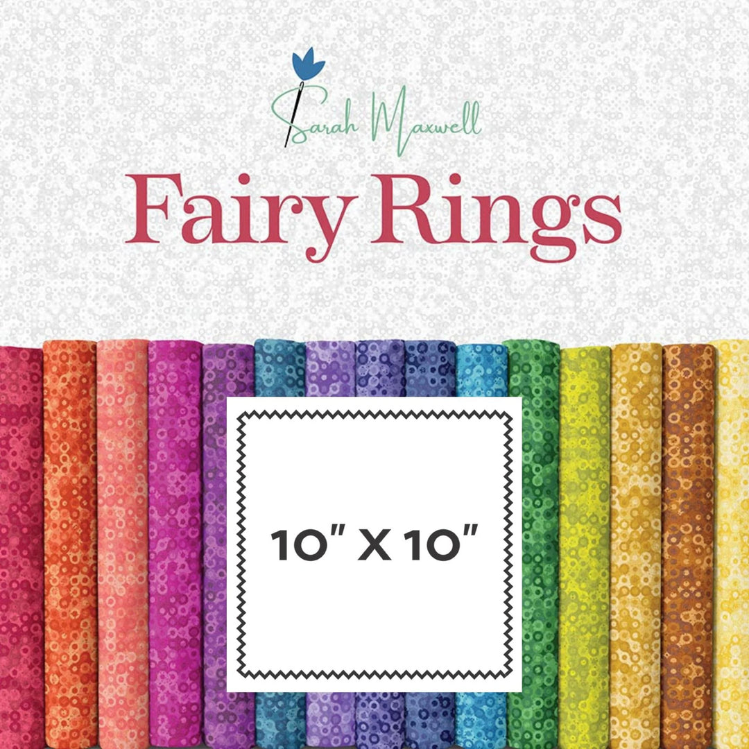 Fairy Rings - 10" Square Fabric Pack, 42pcs