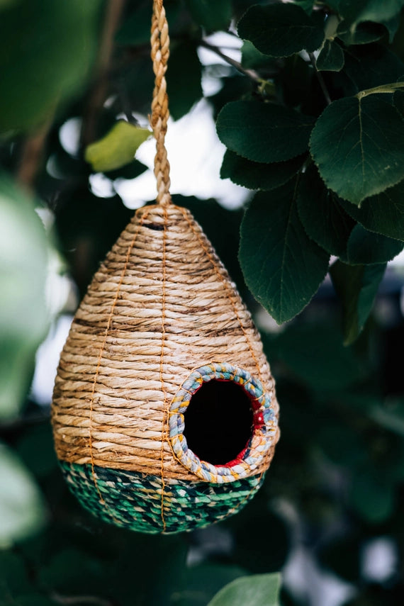 Teardrop Sari Birdhouse