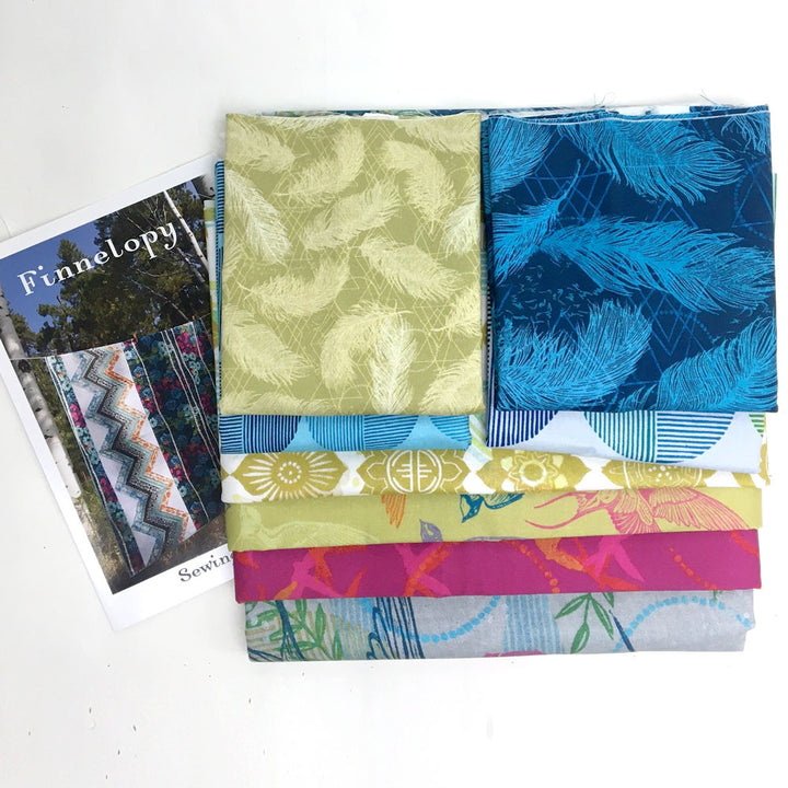 Finnelopy quilt kit fabrics by Valori Wells