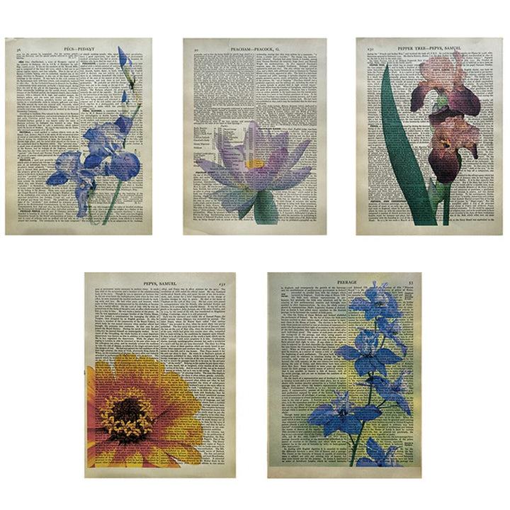 Worth 1,000 Words Collage Papers: Flowers