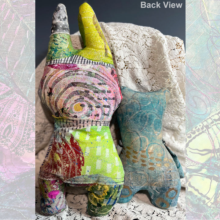 April 19: Creative Minds Summit – Gelli-Printed Fabric Creatures with Kecia Deveney