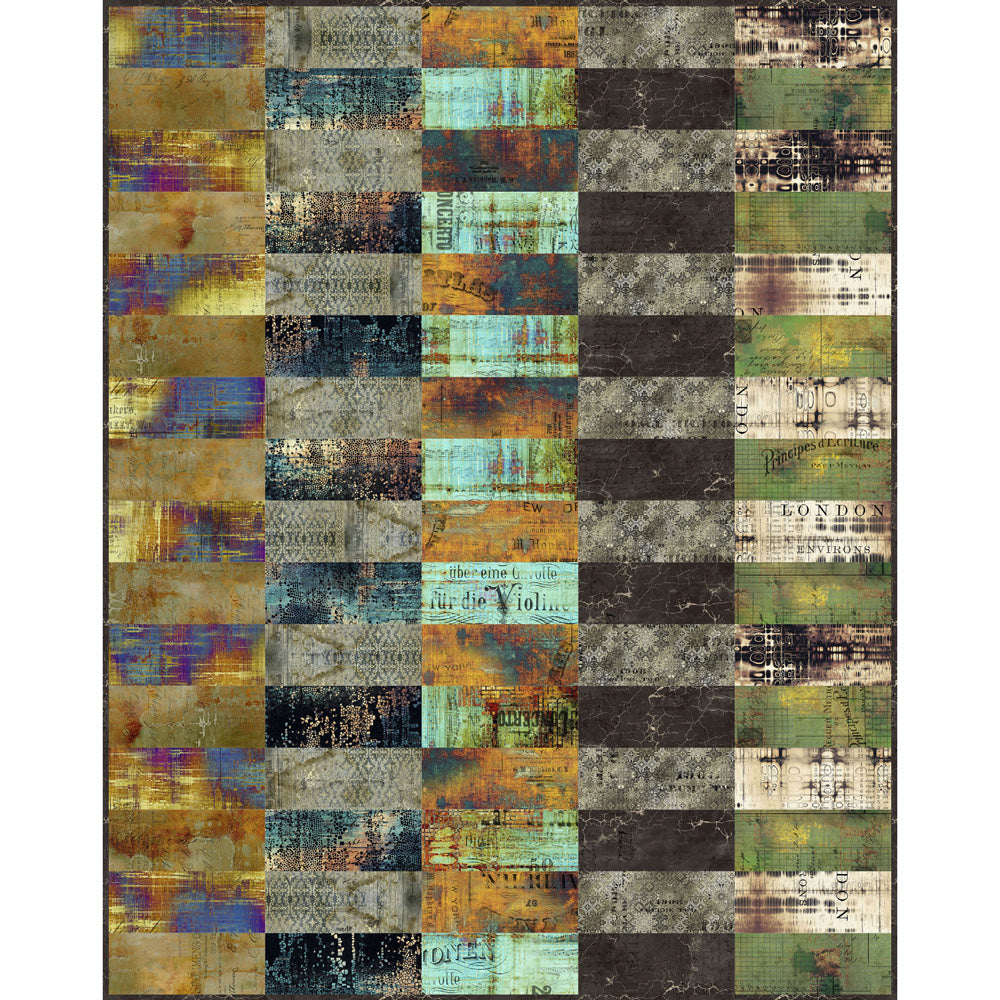 Geneva Quilt Spark Pack with Abandoned by Tim Holtz
