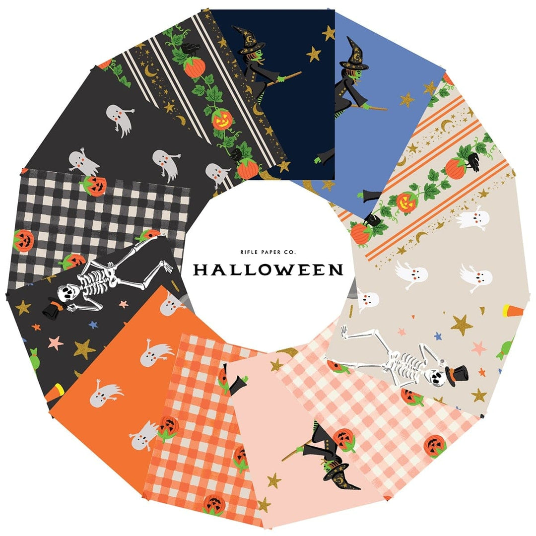 Halloween III by Rifle Paper Co - Fat Quarter Fabric Roll, 13pcs Halloween III by Rifle Paper Co - Fat Quarter Fabric Roll, 13pcs