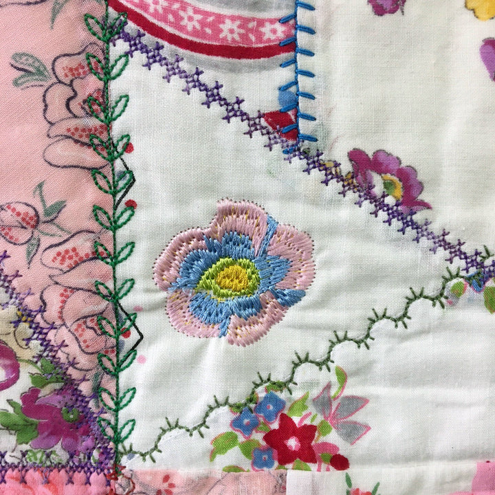 March 1: Hankie Crazy Quilt with Judy Gula