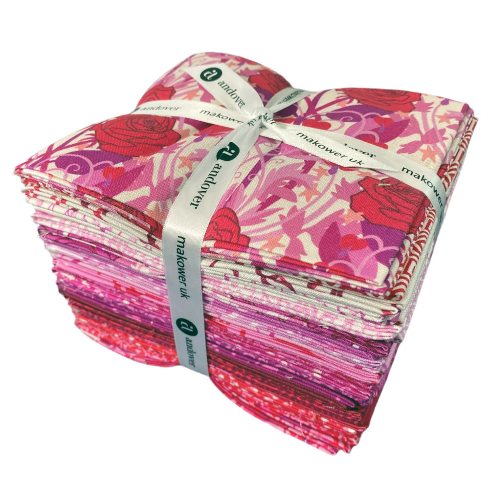 Heart Nouveau Fat Quarter Bundle by Eye Candy Quilts (24 pcs)