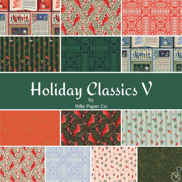 Rifle Paper Company Holiday Classics Fat Quarter Roll Holiday Classics Fat Quarter Roll | RJR Fabrics Holiday Quilting