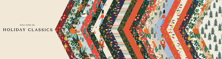 Holiday Classics header with patterned chevron design.