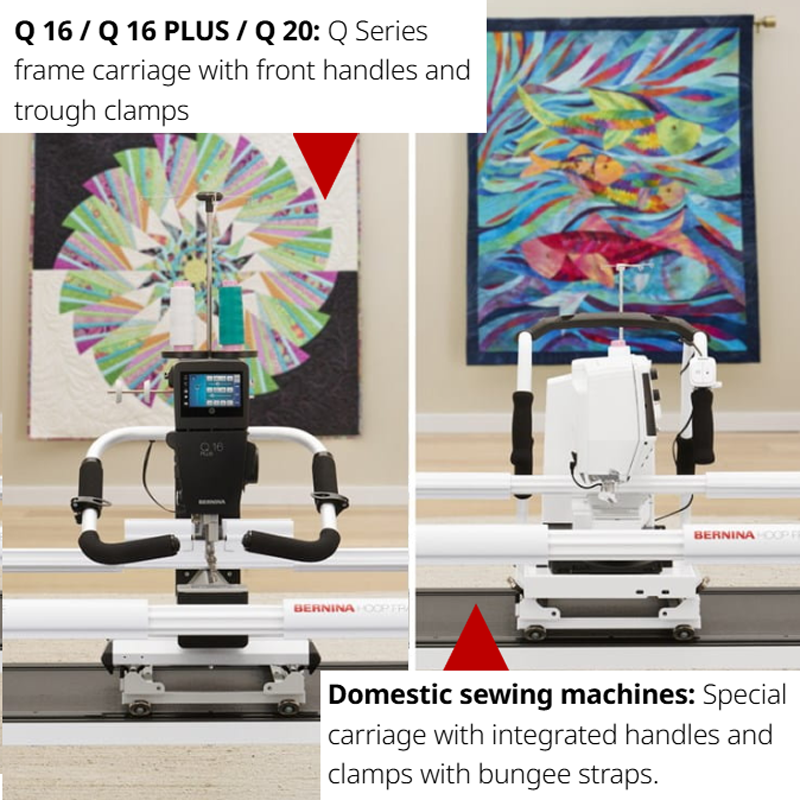 BERNINA Hoop Frame: Use with Most Q Series & Domestic Machines!