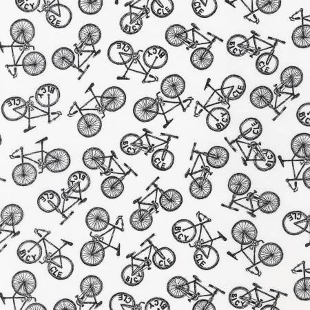 Fabric Made in Japan - Sports Bike, White