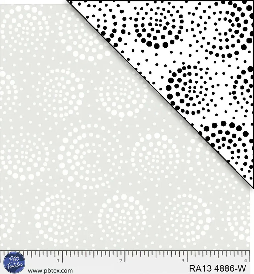 Ramblings 13 - Circle Dots White on White