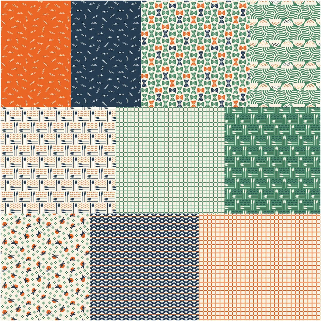 Felicity Fabrics, Pasta Love - Fatties Fat Quarter Bundle