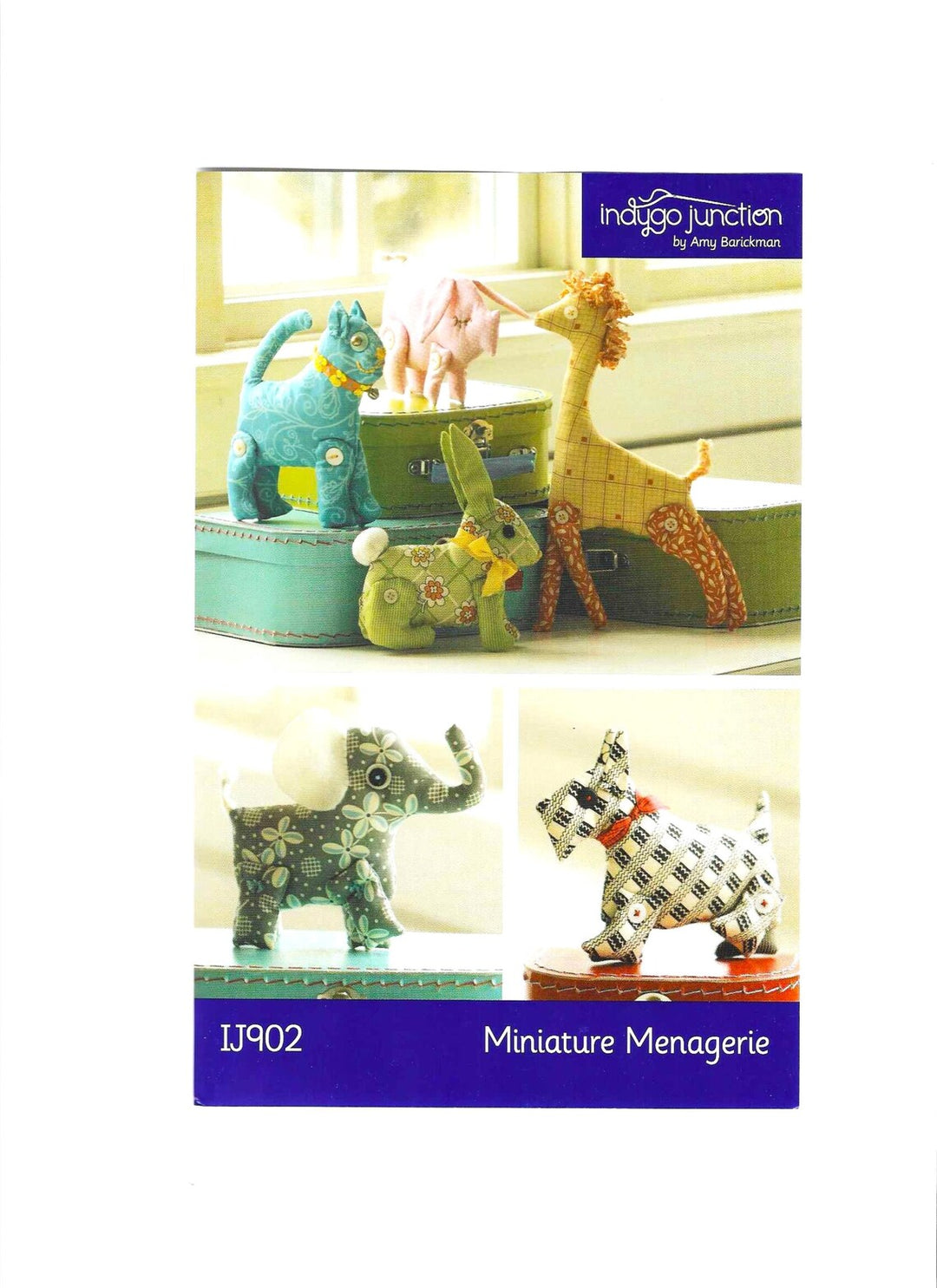 Miniature Menagerie Doll Pattern by Indygo Junction