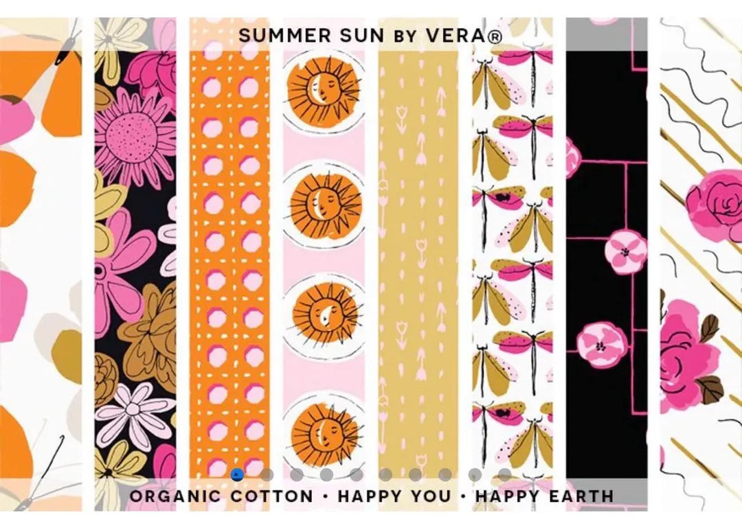 Summer Sun by Vera - Fat Quarter Fabric Bundle (20 pcs)