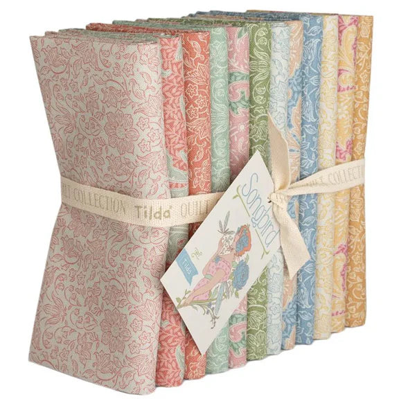 Tilda Songbird, Fat Quarter Bundle Blender (12pcs)