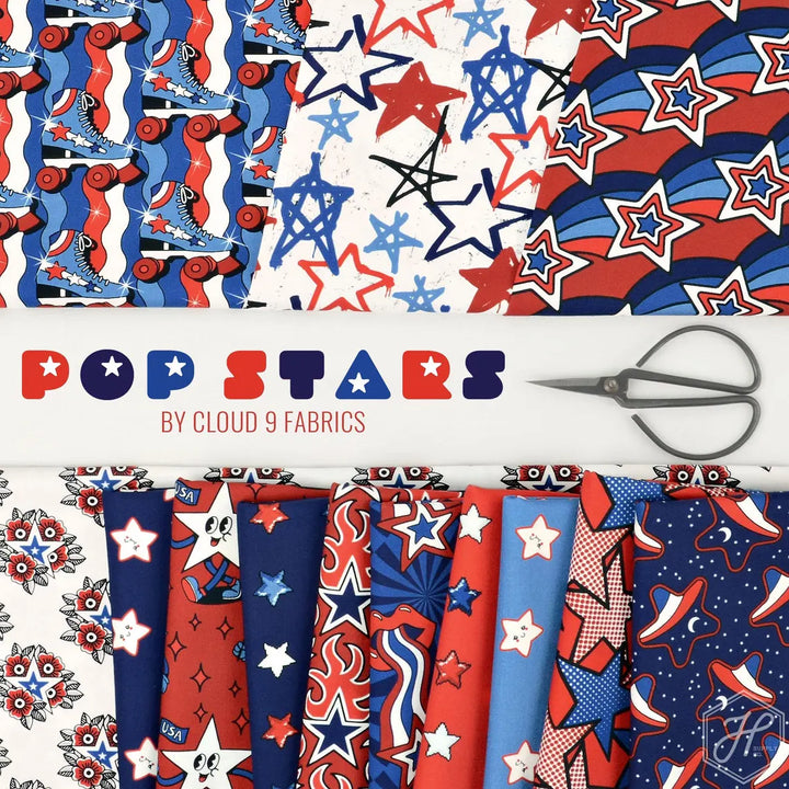 Pop Stars Fat Quarter Bundle, 13pcs