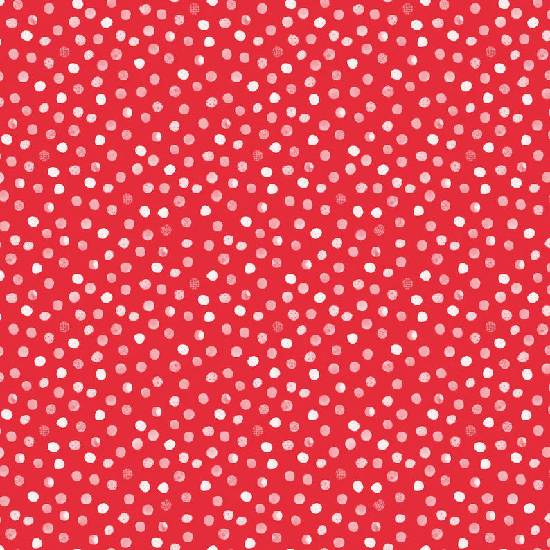 Mini Metropolis - Dots, Red