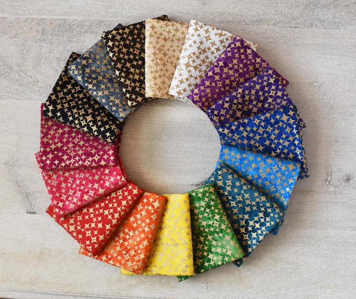 Anthology Batiks - Stardust Fat Quarter Fabric Bundle 16pcs Anthology Batiks - Stardust Fat Quarter Fabric Bundle 16pcs