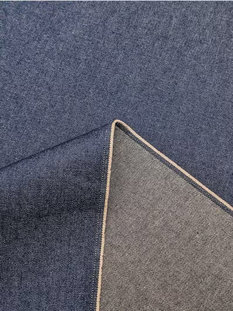 Kaihara Japanese Denim Fabric - 10 oz Denim, Medium Blue 10 oz Medium Blue Japanese Denim Fabric - Kaihara | Artistic Artifacts