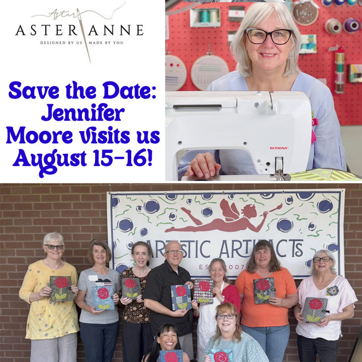 August 15-16: Save the Date for Jennifer Moore of Aster & Anne