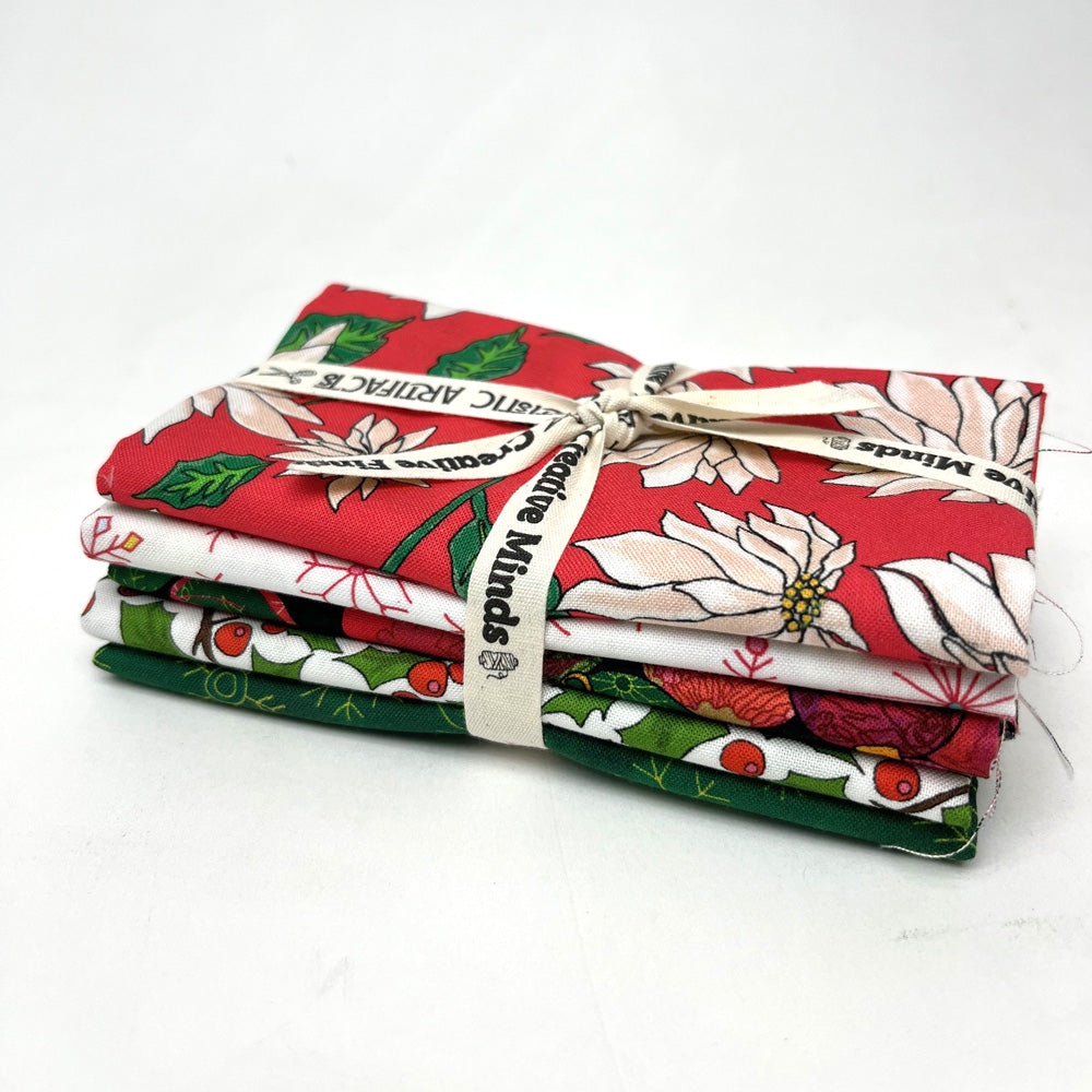 Jolly Collage - Fat Quarter Fabric Bundle 5pcs