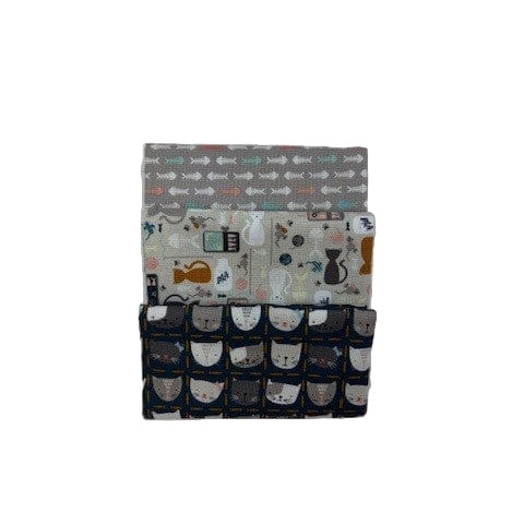 Kitty Kats Fat Quarter Fabric Bundle (3 pcs)