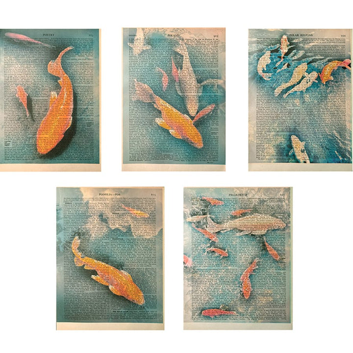 Worth 1,000 Words Collage Papers: Koi Fish