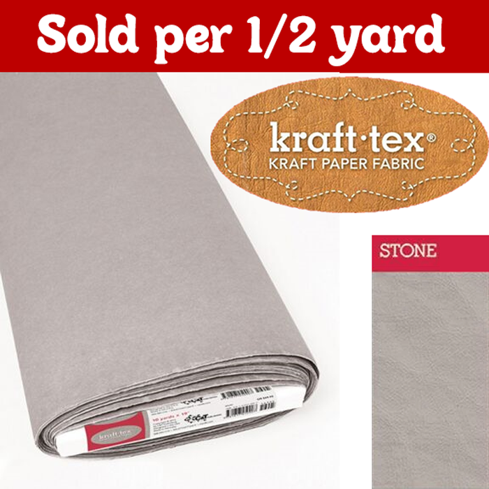 Stone Kraft-Tex, sold per 1/2 yd (19 in. wide)