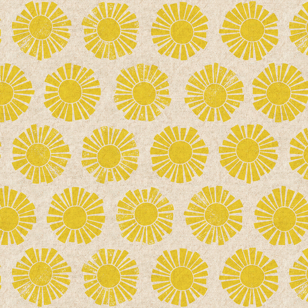 By The Seaside - Sunshine, White CANVAS